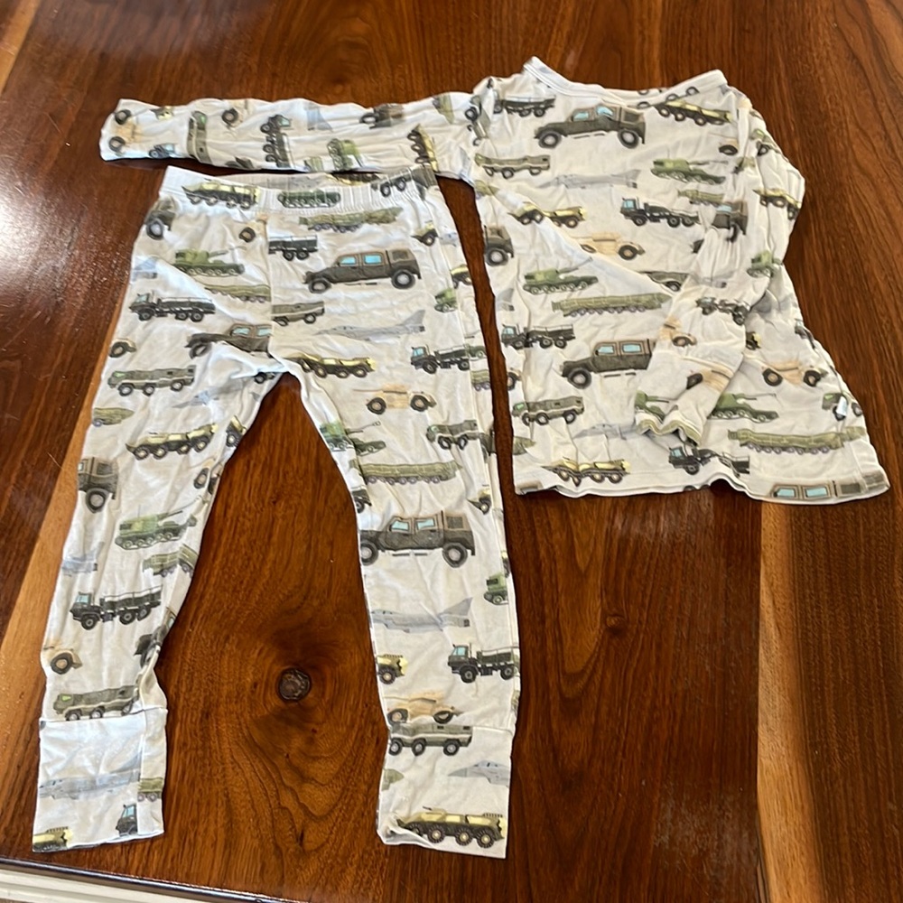 Posh Peanut toddler 2 piece bamboo pjs